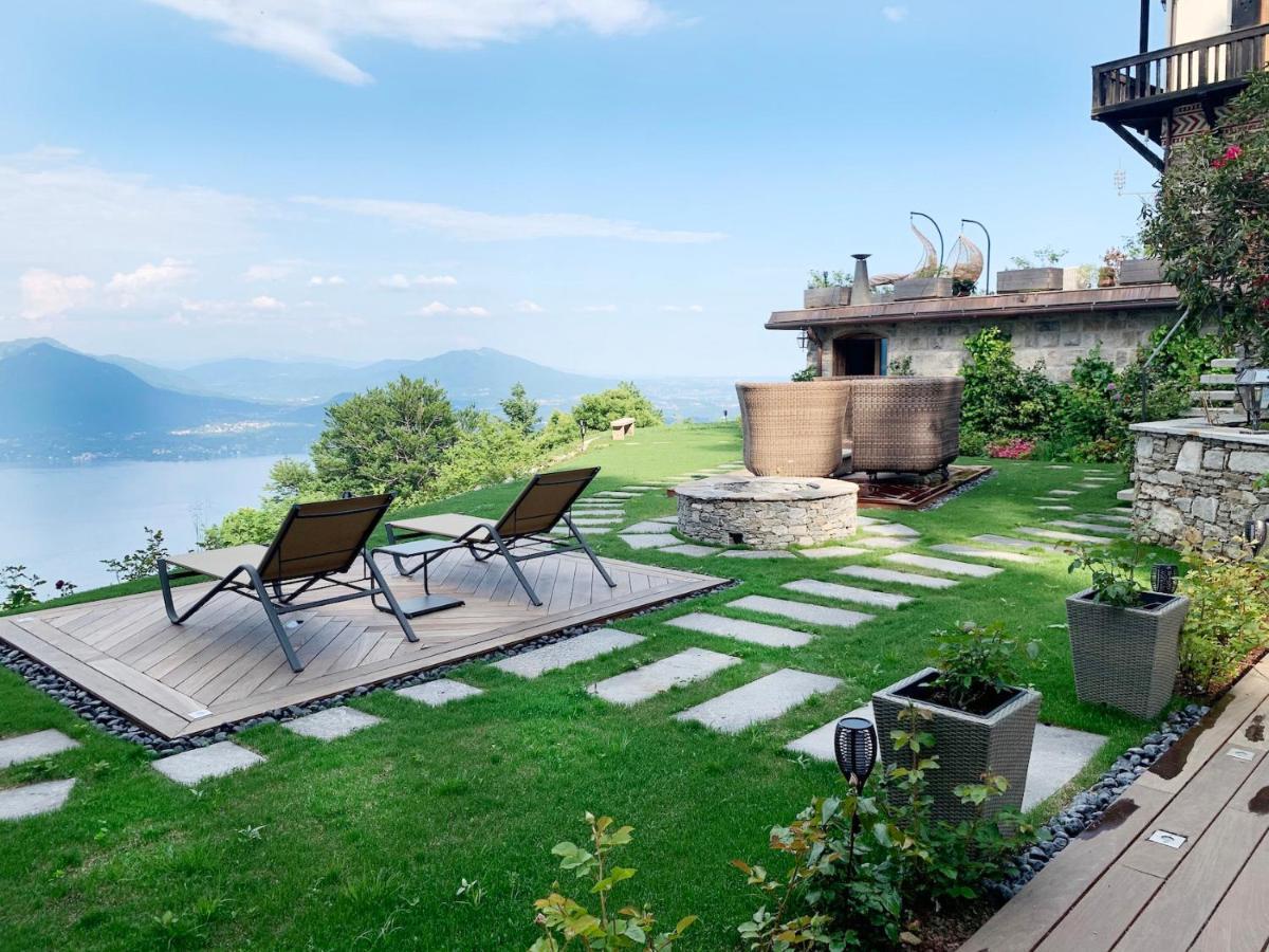סטרסה Private Luxury Spa & Silence Retreat With Spectacular View Over The Lake Maggiore מראה חיצוני תמונה