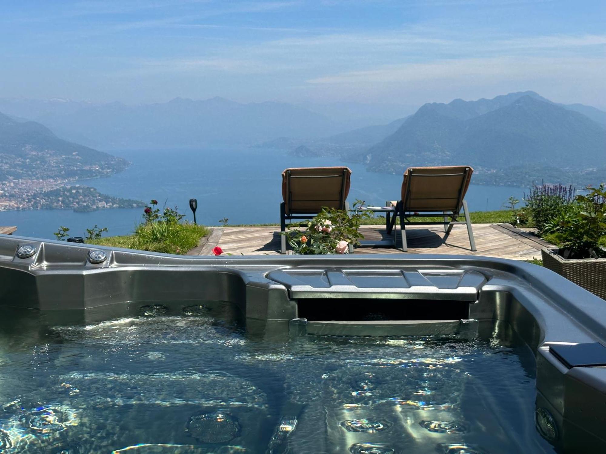 סטרסה Private Luxury Spa & Silence Retreat With Spectacular View Over The Lake Maggiore מראה חיצוני תמונה