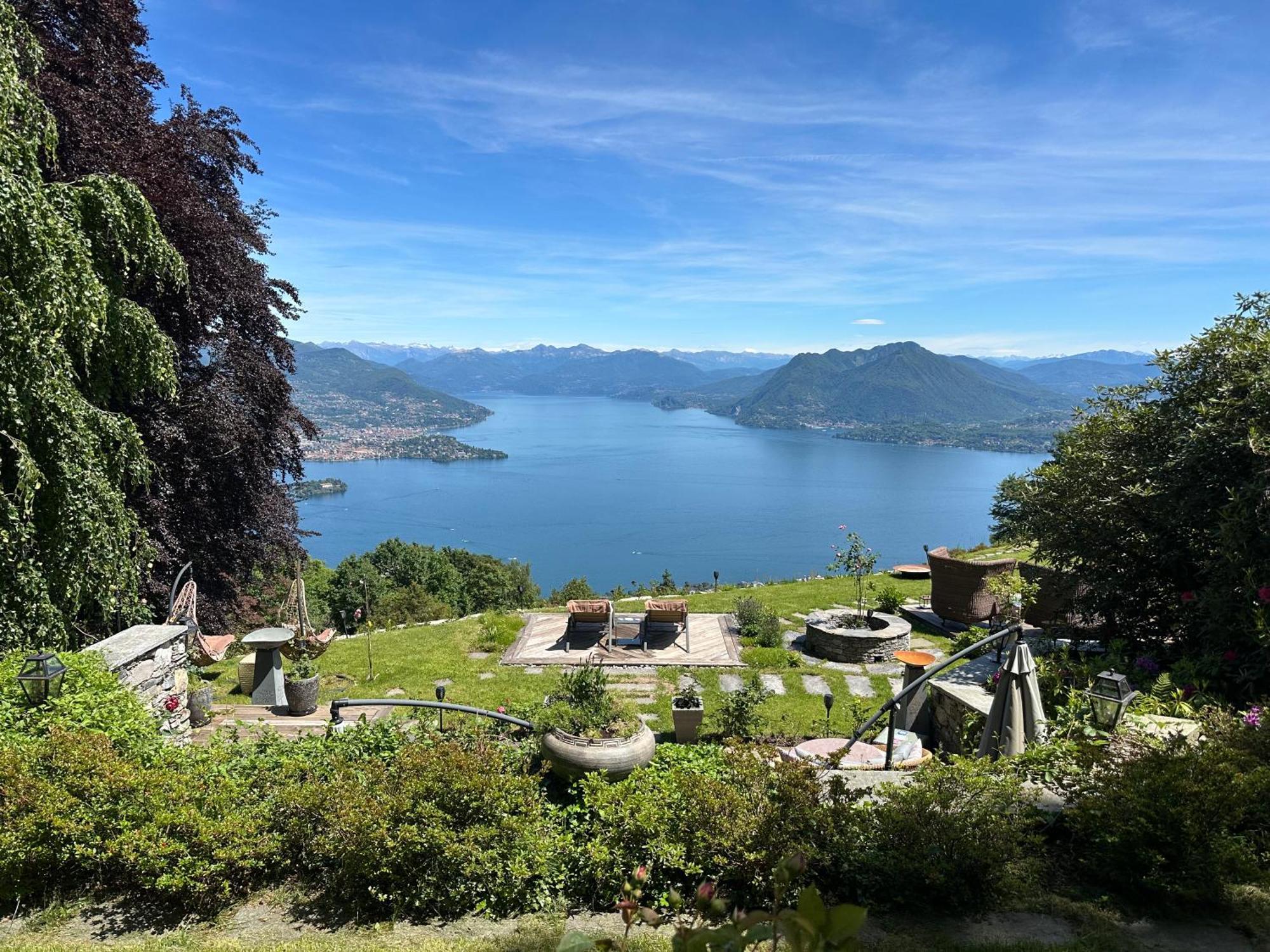 סטרסה Private Luxury Spa & Silence Retreat With Spectacular View Over The Lake Maggiore מראה חיצוני תמונה